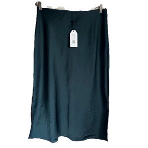 Universal Standard Women’s Diane Satin Skirt Sea Green XS (10-12) Urban Chic
